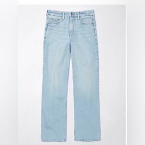 NWT American Eagle Curvy super high-waisted straight jeans  size 2 (26W)